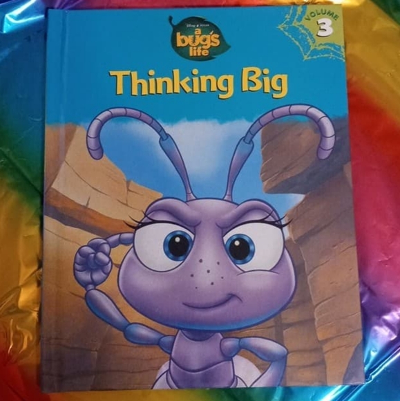 A Bug's Life Book Lot - Disney Pixar - 2 Books